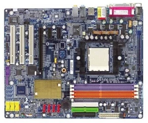 Placa Base Gigabyte GA-K8NF-9 AMD PGA939 DDR ATX USB Paquete con CPU RAM Zub. #8322 - Imagen 1 de 1