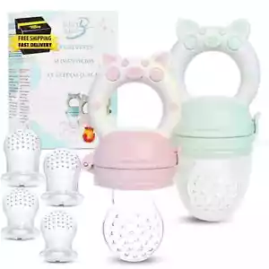 - Baby Fruit Feeder Pacifier - Bpa-Free Silicone Baby Food Feeder for Self-Feedi - Picture 1 of 7