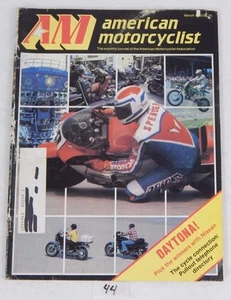 AMERICAN MOTORCYCLIST Magazine March 1985 SPENCER HONDA Daytona AMA Cover Issue - Bild 1 von 10