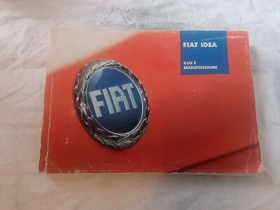 FIAT IDEA MANUALE USO E MANUTENZIONE EDIZIONE 2007 - Immagine 1 di 4