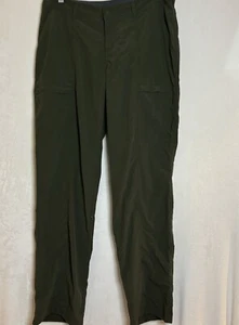 EXOFFICIO Women's 8 Nylon Sol Cool Nomad Roll Up Pants Hiking Olive Green NWT - Picture 1 of 15