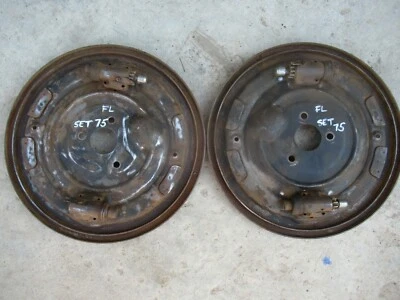 Porsche 356 B Front Brake Backing Plates   Set#75   FL Foto 1 de 4