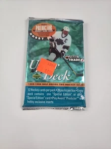 1995-96 Upper Deck Hockey Series 2 - 12 card Hobby pack Huge RC checklist within - Picture 1 of 2