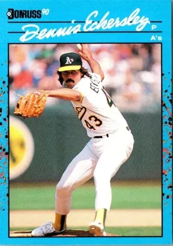 1990 Donruss Best of the AL #12Dennis Eckersley Oakland Athletics HOF - Image 1 of 1