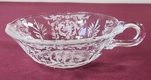 Pannolino con manico Fostoria Navarra in vetro trasparente elegante vetro barocco - Foto 1 di 10
