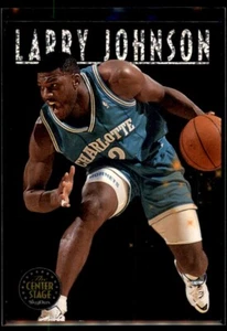 1993-94 SKYBOX CENTER STAGE LARRY JOHNSON CHARLOTTE HORNETS #CS5 - Picture 1 of 2