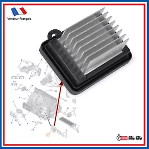 Résistance pulseur d'air habitacle Peugeot 308 II Citroën C4 Cactus 1610497380 - Foto 1 di 9