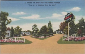 Kozy Kabin Kamp Folkston FL Florida Jacksonville Postcard c1930s 10780.4 - Picture 1 of 7