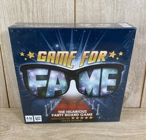 Game For Fame - The Hilarious Party Board Game - New & Sealed - Picture 1 of 2