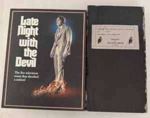Late Night with the Devil Blu-ray w/VHS LIMITED ED #2300/3500 - MINT CONDITION - Picture 1 of 3