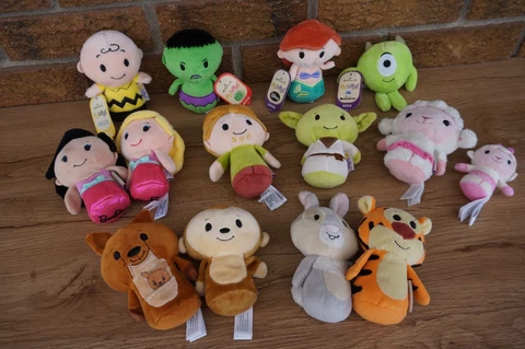 U PICK Hallmark ITTY BITTYS Stuffed Animal PLUSH Small Mini Disney Marvel Toy Cover
