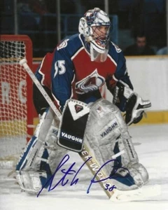 Signed  8x10 STEPHANE FISET Colorado Avalanche  Autographed Photo - COA - Picture 1 of 1