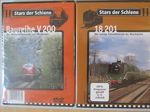 2 Eisenbahn DVDs Stars der Schiene 18201 & Baureihe V200 Neu - Picture 1 of 1