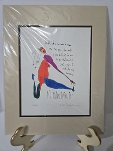 BRIAN ANDREAS Story People - "AEROBICS" 1993 signiert mattiert VERSIEGELT 11” X 14” - Bild 1 von 5