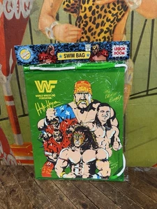 VINTAGE 1991 WWF SWIM BAG FIGUR WWE NWA WCW NWO RETRO ELITE HASBRO LJN RARE!! - Bild 1 von 16