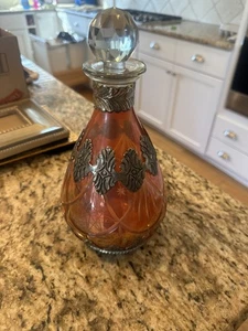 VINTAGE GLASS BOTTLE CANTOR  GREAT ADDITION TO THE HOUSEHOLD EXCELLENT  - Picture 1 of 3