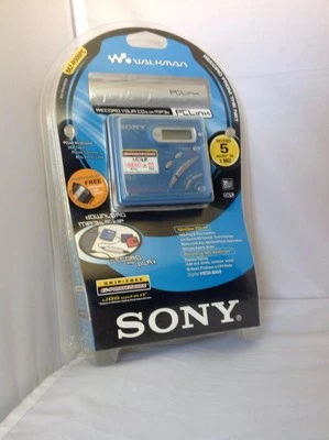 Rare Vintage Sony Portable Mini-Disc Player/Recorder - Blue (MZ-R500PC/LM2) - Image 1 of 2