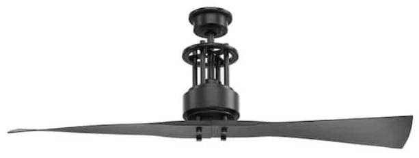 Picas 56 pulgadas. Ventilador de techo moderno de grafito para interiores con control remoto Foto 1 de 1