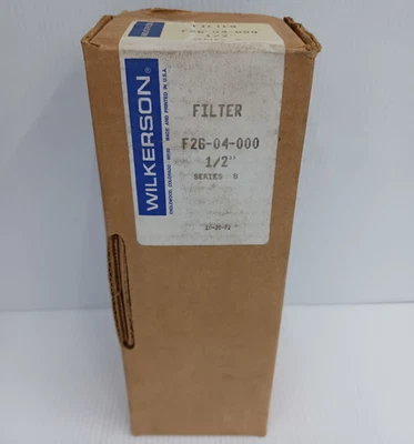 Nuevo filtro neumático Wilkerson 1/2" Npt con cuenco y cubierta Foto 1 de 4