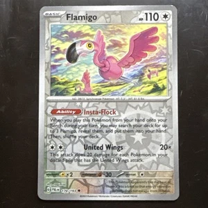 Flamigo Reverse Holo 170/193 Paldea Evolved Pokémon - Picture 1 of 3