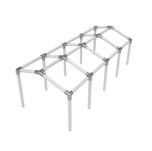 Carport Canopy EMT Pipe Fittings Kit 1-3/8" Low Peak Connectors, 10 Legs - Picture 1 of 10