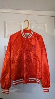 Tampa Bay Buccaneers Vintage Chalk Line  Jacket Creamsicle Throwback Mens large - Image 1 of 4