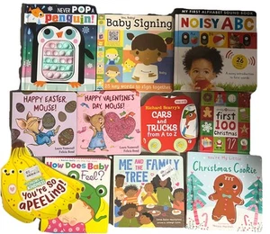 Lot of 11- Board Books for Kids Toddler Babies Preschool New books as pictured - Picture 1 of 2