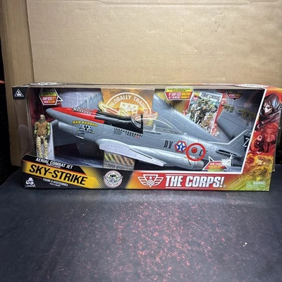 ¡JET DE COMBATE AÉREO SKY-STRIKE DE LANARD THE CORPS! -GI JOE COMPATIBLE ESCALA 1/18 Foto 1 de 4