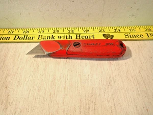 VNG Stanley #1299 Allzweckmesser mit feststehender Klinge und 2 neuen Klingen Made in USA - Bild 1 von 3