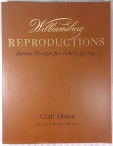 1971 Williamsburg Reproductions by Craft House Interior Designs Softcover EXC! - Picture 1 of 6