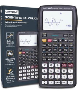 CATIGA CS229 Scientific Calculator with Graphics Functions, Multiple black - Picture 1 of 7