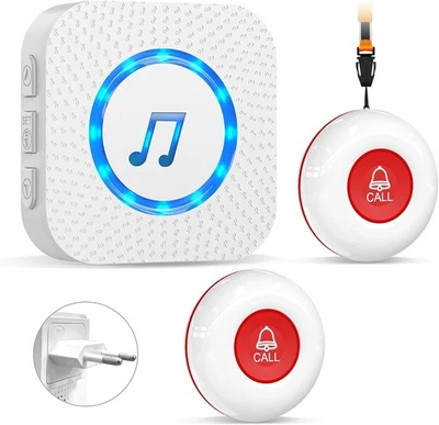 ChunHee Notrufknopf für Senioren/ Senioren Notruf/Hausnotruf Intern 150M SOS ...