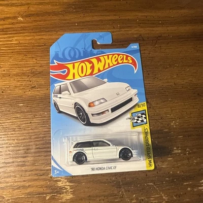 Honda Civic EF HW Speed Graphics 8/10 Hot Wheels 90 Foto 1 de 4