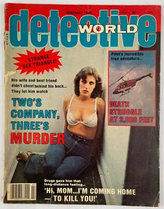 Detective World Magazine, February 1979, Vintage True Crime Stories, Pulp - Picture 1 of 4