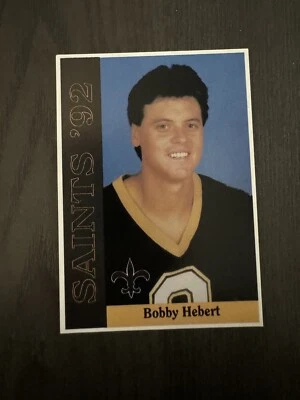 1992 BOBBY HEBERT New Orleans Saints McDag Team Issue Behavioral Health SGA RARE - Image 1 of 2