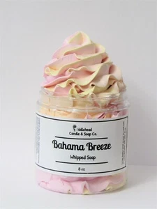 Bahama Breeze Fluffy Whipped Soap|Cream Soap|Shaving Cream|Mango Coconut Milk - Picture 1 of 6
