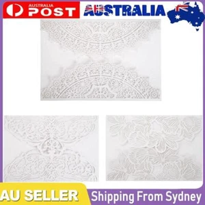 10pcs/Set Invitations Cards Handmade Flower Greeting Card Cute for Wedding Party - Picture 1 of 13
