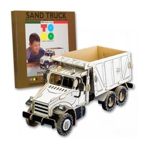 TO DO SAND TRUCK 50x18x23cm 117pz. COSTRUZIONI IN CARTONE, MADE IN ITALY - Imagen 1 de 1