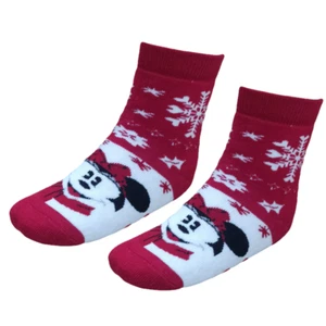 CALZINI ANTISCIVOLO NATALE MINNIE MOUSE DISNEY IN SPUGNA 2 PAIA 27/30 - MIN067 - Foto 1 di 3