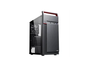 SAMA S88-TG Black USB3.0 Steel /Tempered Glass ATX Mid Tower Computer Case w/3 - Picture 1 of 5