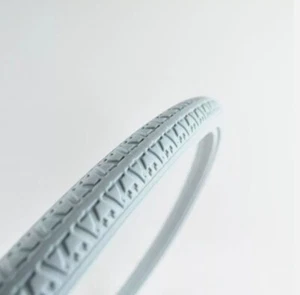 Grey Solid Wheelchair Tyre 22x1 3/8 inch - Picture 1 of 4