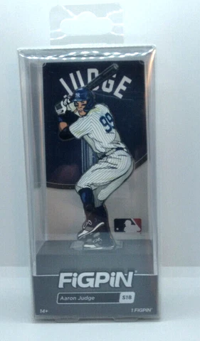 Locked New Sealed Aaron Judge Yankees MLB S18 Figpin Figurine 810090371597 mint Cover