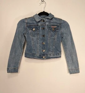 Hudson Denim Long Sleeve Button Up Youth Kids Jacket Size S - Picture 1 of 6