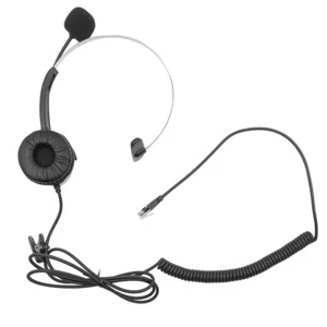 4-pinowe słuchawki przewodowe RJ9 RJ11 Crystal Head Super telefon monofoniczne nowe - Zdjęcie 1 z 10