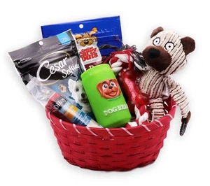 Delux Dog Gift Basket Treat Crew Toys Package DGB04 - Picture 1 of 4