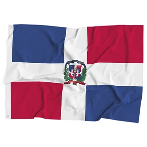 3x5 ft Dominican Republic Flag Dominican National Flags Polyester Outdoor Banner - Picture 1 of 5