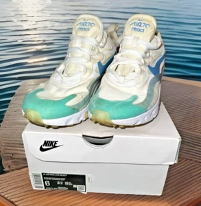 Nike Air Max 270 React Women’s Size 6 AT6174-102 Gradient Shift/White Shoes - Picture 1 of 22