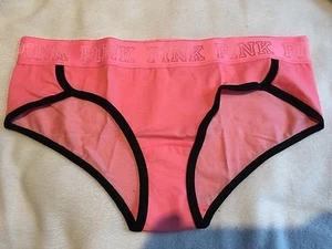 Slip hipster Victoria's Secret colore rosa fascia abbinata corallo taglia L nuovo omaggio S&H - Foto 1 di 3