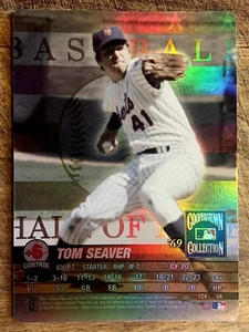 2004 MLB Showdown TOM SEAVER #124 Cooperstown Collection Rare Foil Holo - Picture 1 of 2