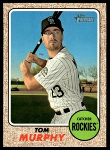 2017 Topps Heritage SP Tom Murphy Colorado Rockies #703 - Picture 1 of 2